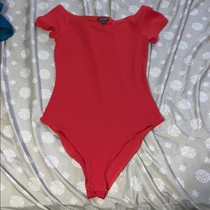Red body suit